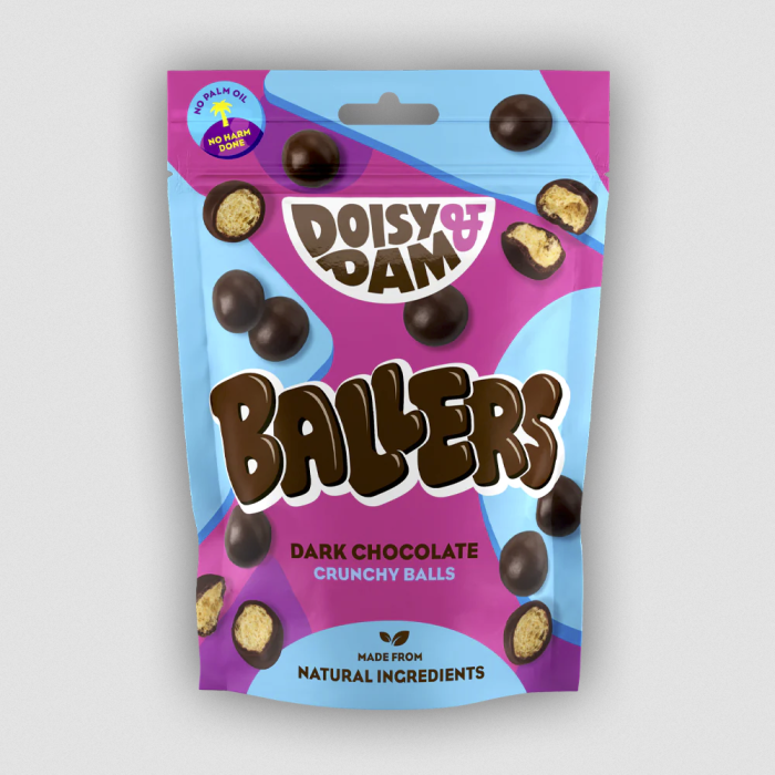Boules soufflées enrobées de chocolat noir - Doisy & Dam
