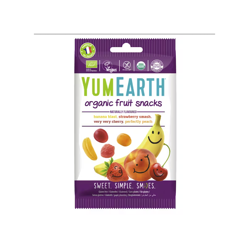 Bonbons vegan et bio aux fruits - YumEarth