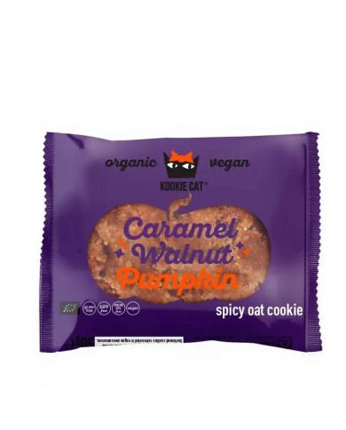Cookie - Citrouille et Noix caramélisées - Vegan et Bio, sans gluten