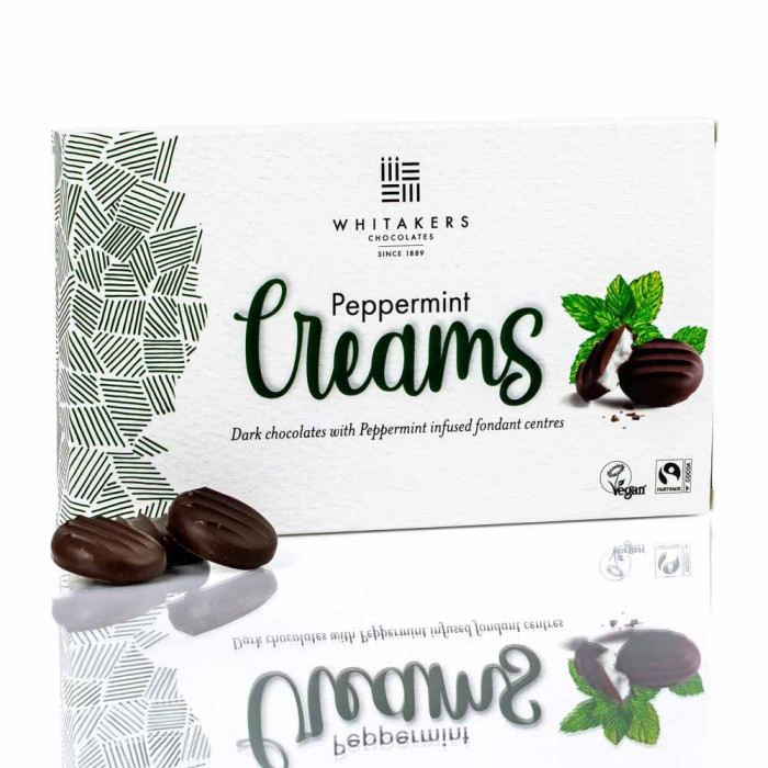 Dark Chocolate Mint Fondant Creams - Vegan