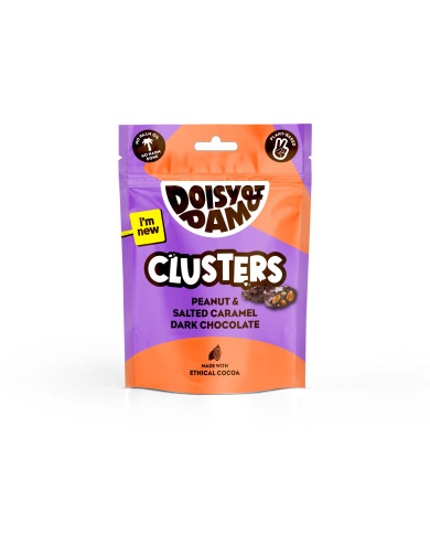 Clusters vegans Chocolat Noir Cacahuètes et Caramel Salé - Doisy & Dam