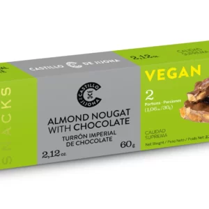 nougat impérial vegan aux amandes et chocolat version mini