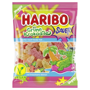 crocodiles acidulés vegan haribo