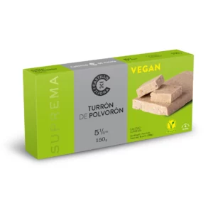 nougat de polvorón vegan