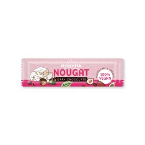 barre nougat et chocolat noir bonvita bio et vegan