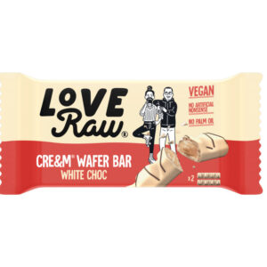 white choc cre&m® wafer bars love raw